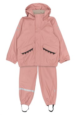 Mikk-Line PU regnsæt - Animal - Ash Rose